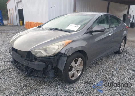 2012 Hyundai Elantra Gls из США, поврежденный, VIN 5NPDH4AE7CH105363